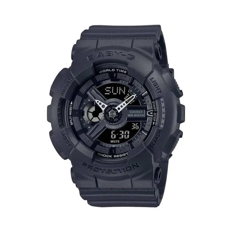 Casio Baby-G Quartz Black Resin Strap Women Watch Ba-110Xbc-1Adr-P 1