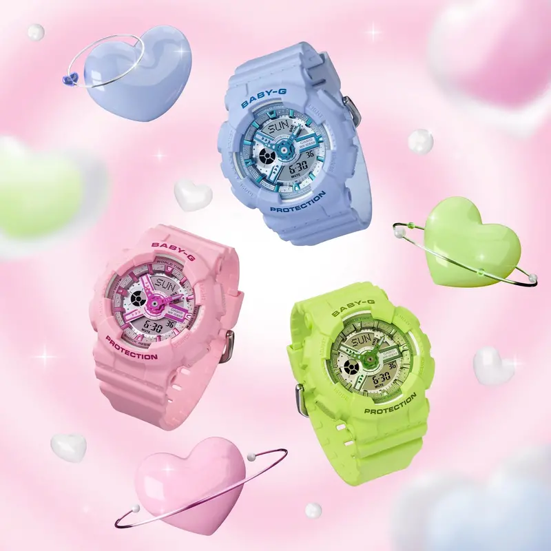 Casio Baby-G Resin Strap Women Watch Ba-110 Series 1