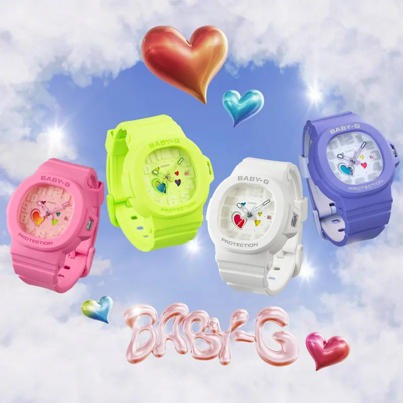 Casio Baby-G Resin Strap Women Watch Bga-10 Series 1