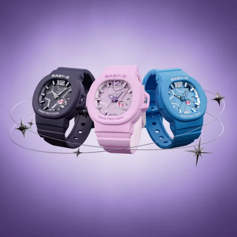 Casio Baby-G Resin Strap Women Watch Bga-10D Series 1