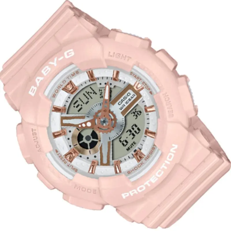 Casio Baby-G Rose Gold Dial And Pink Strap Women Watch Ba-110Xrg-4Adr 2
