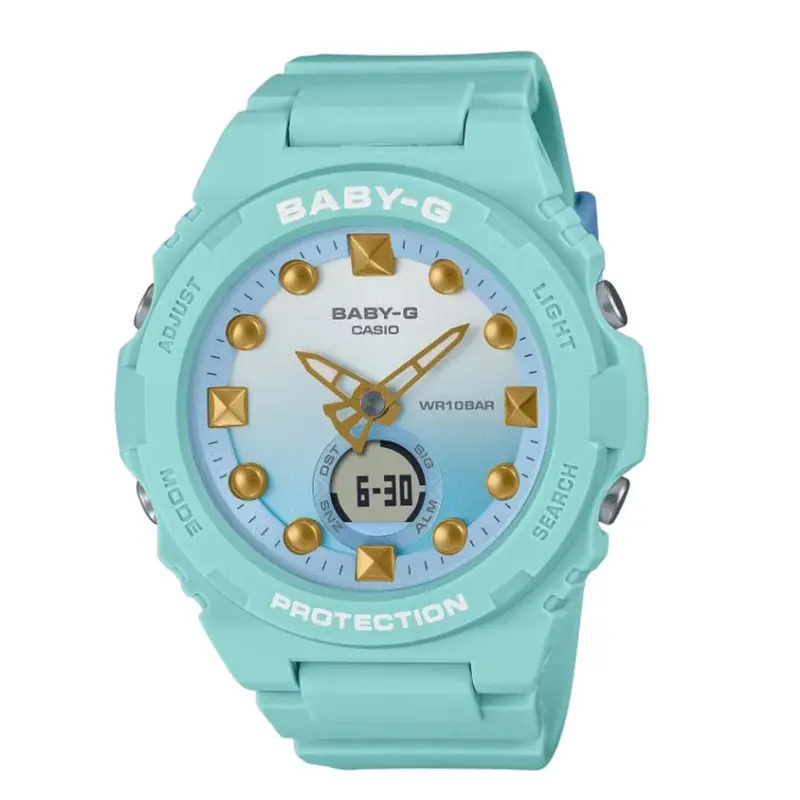 Casio Baby-G Sea Mint Resin Strap Women Watch Bga-320-3Adr 1