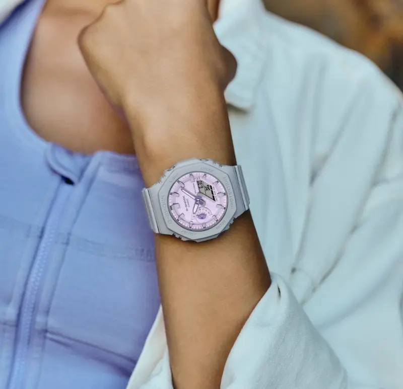 Casio Baby-G Silver Resin Strap Women Watch Gma-S2100nc-8Adr-P 2