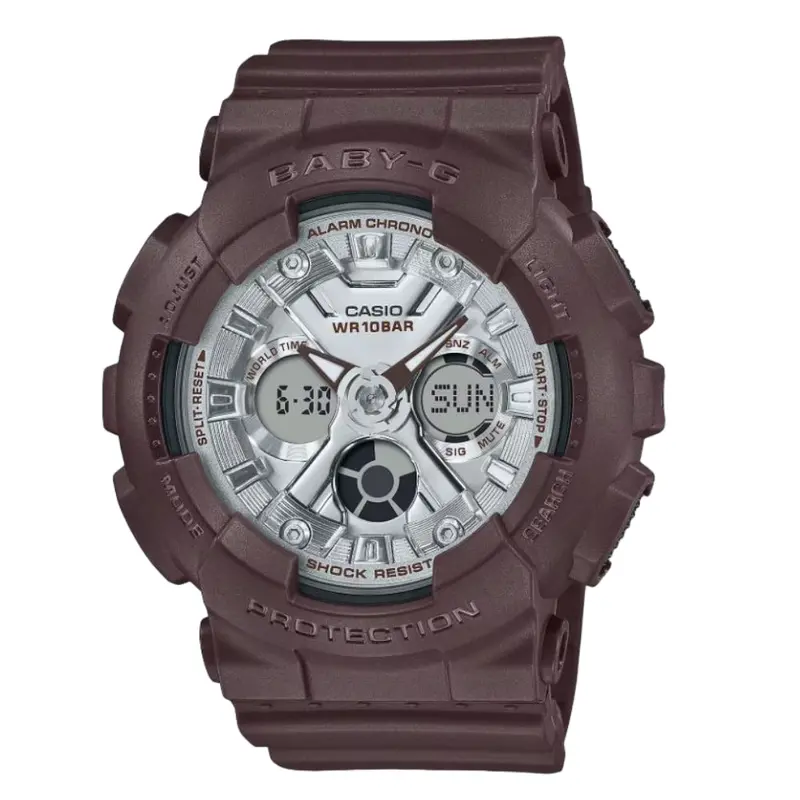 Casio Baby-G Standard Analog-Digital Brown Watch Ba-130Sw-5Adr 1