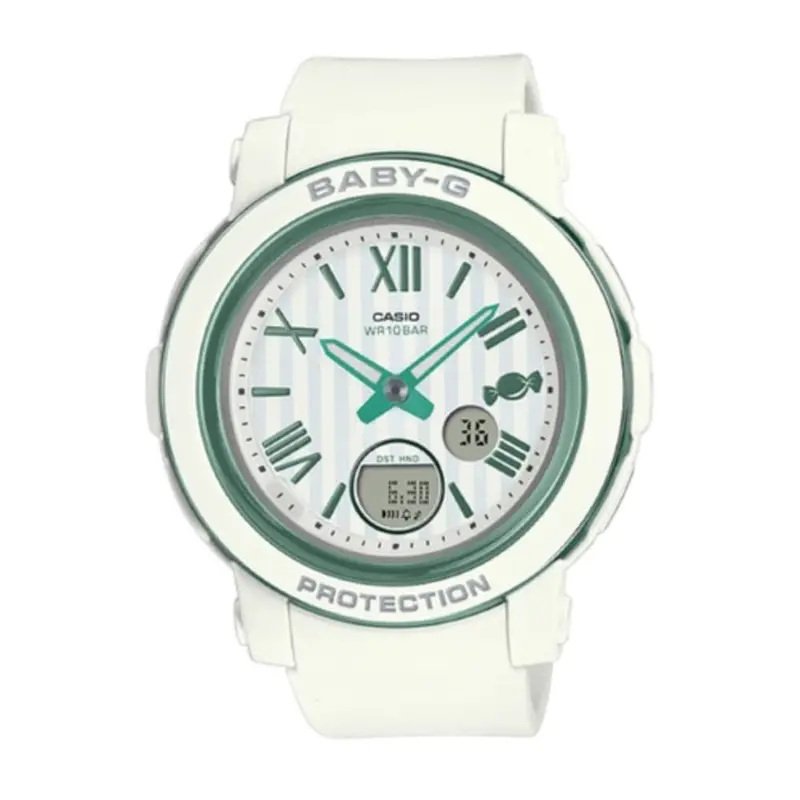 Casio Baby-G White Dial And Resin Strap Women Watch Bga-290Sw-7Adr 1