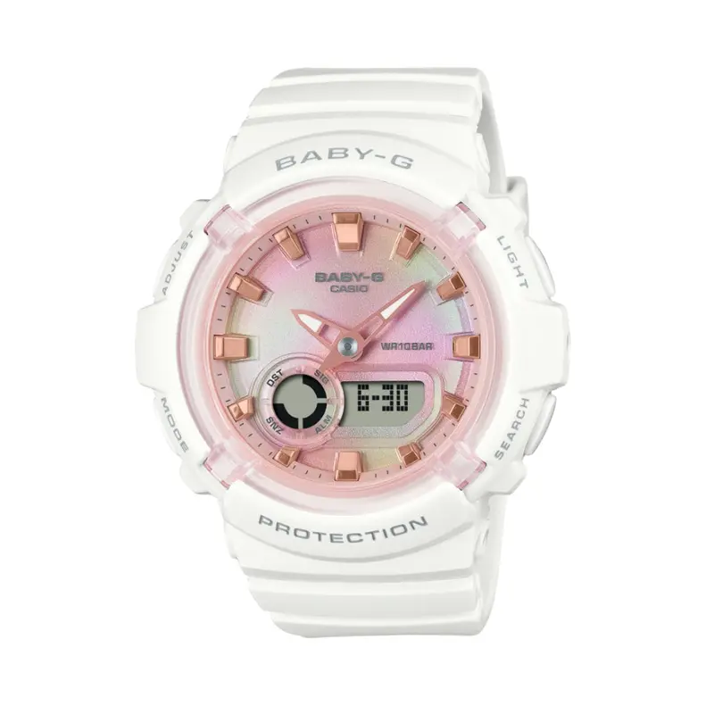 Casio Baby-G White Resin Strap Women Watch Bga-280Td-7Adr-P 1