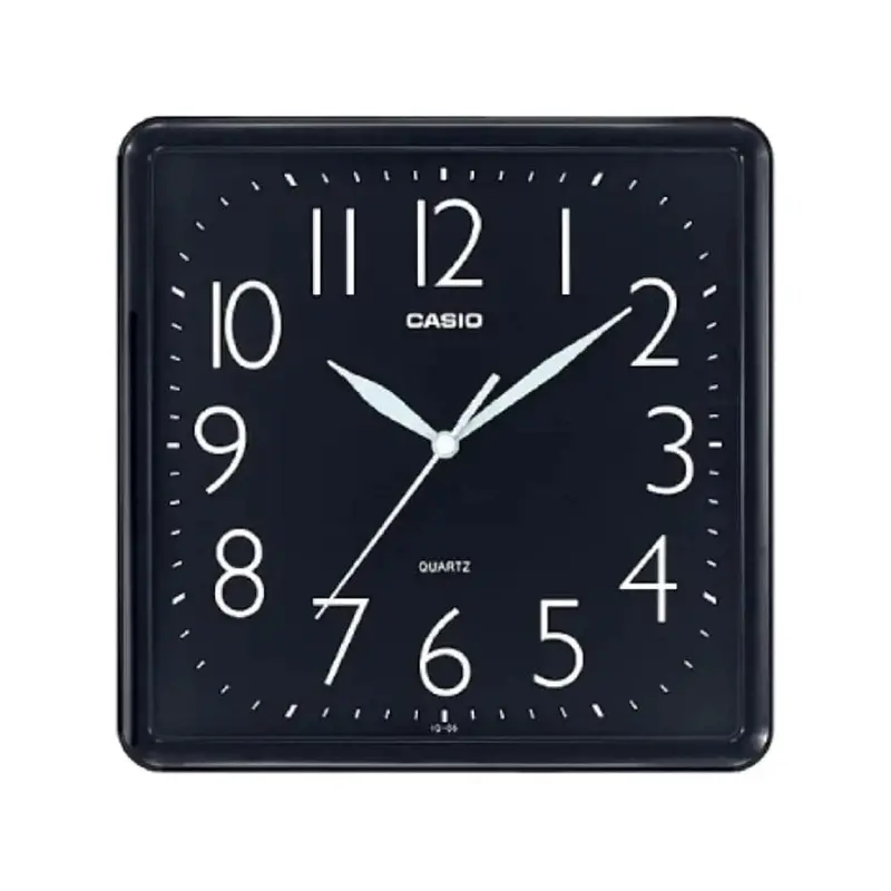 Casio Black Resin Wall Clock Iq-06-1D-P 1