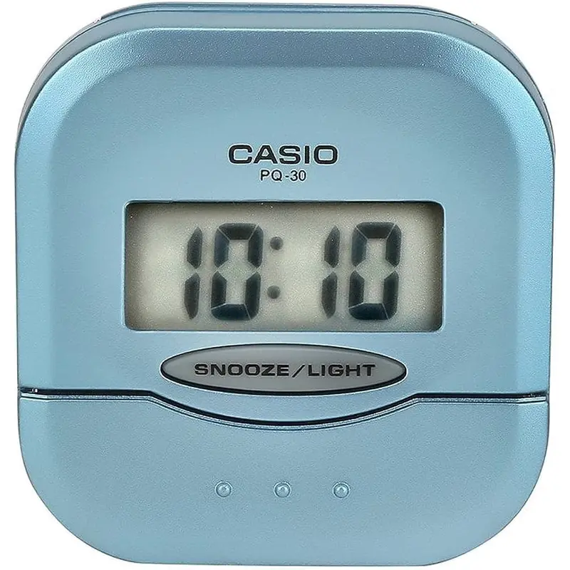 Casio Blue Case Alarm Clock Pq-30-2D-P 2