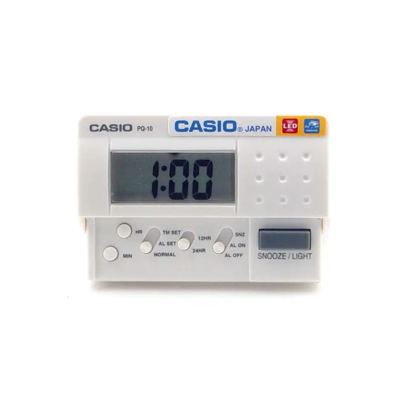 Casio Clock Digital Alarm Clock Pq-10-7R-P 1