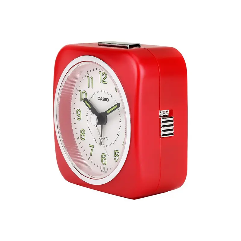 Casio Clock Red Case Table Alarm Clock Tq-143S-4Df-P 2