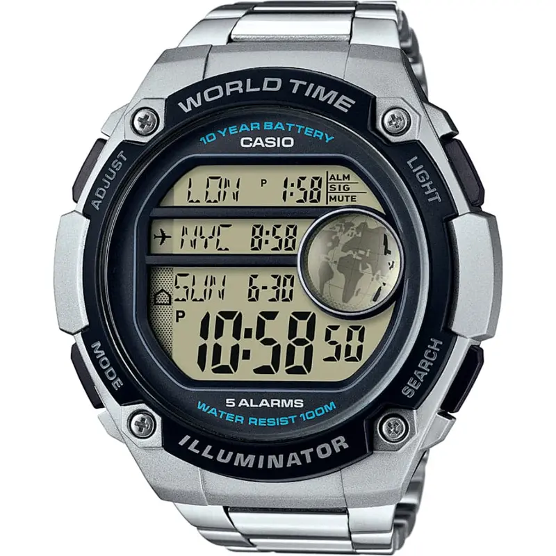 Casio Collection Ae-3000Wd-1Avdf-P Stainless Steel Men Watch 1