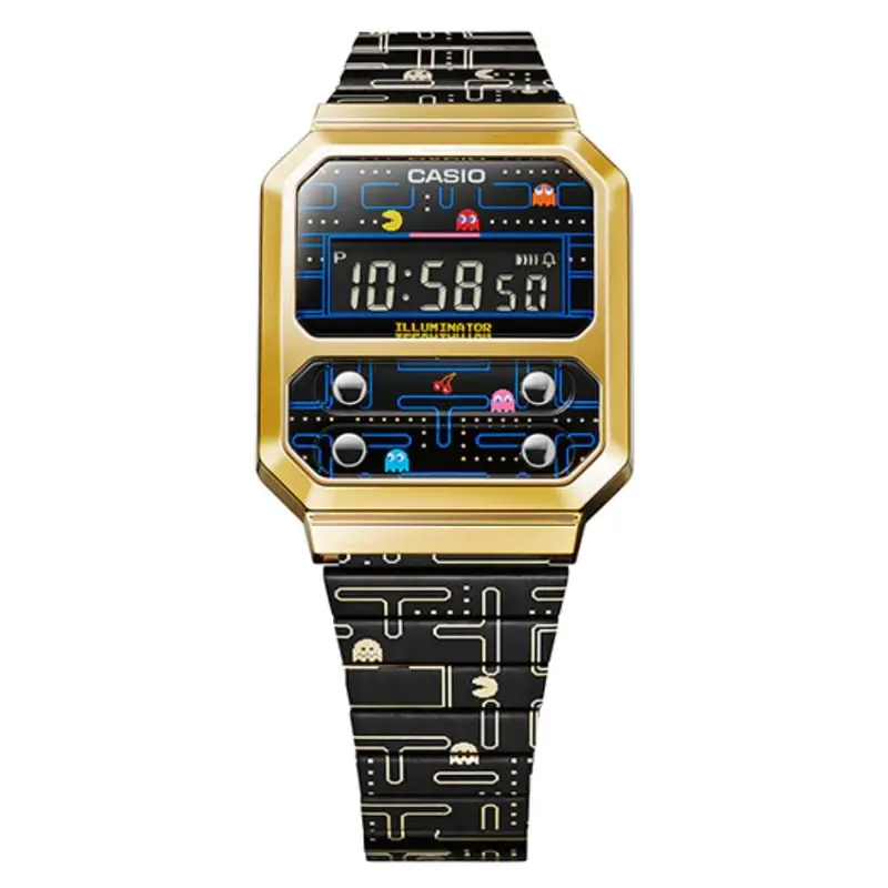 Casio Digital A100wepc-1Bdr Pac-Man Limited Edition Men's Watch 2
