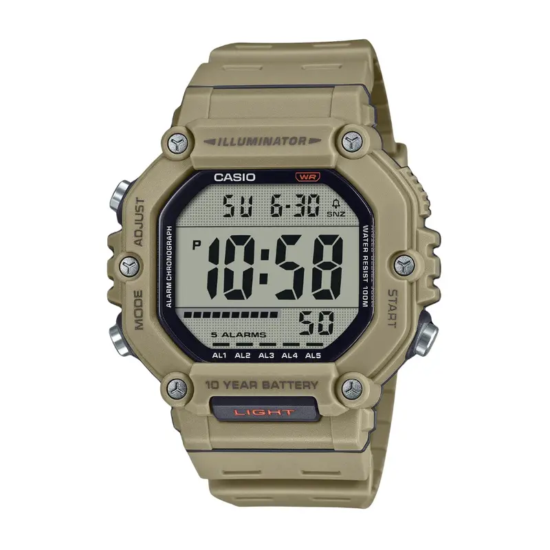Casio Digital Ae-1600H Series Sporty Resin Band Watch 2