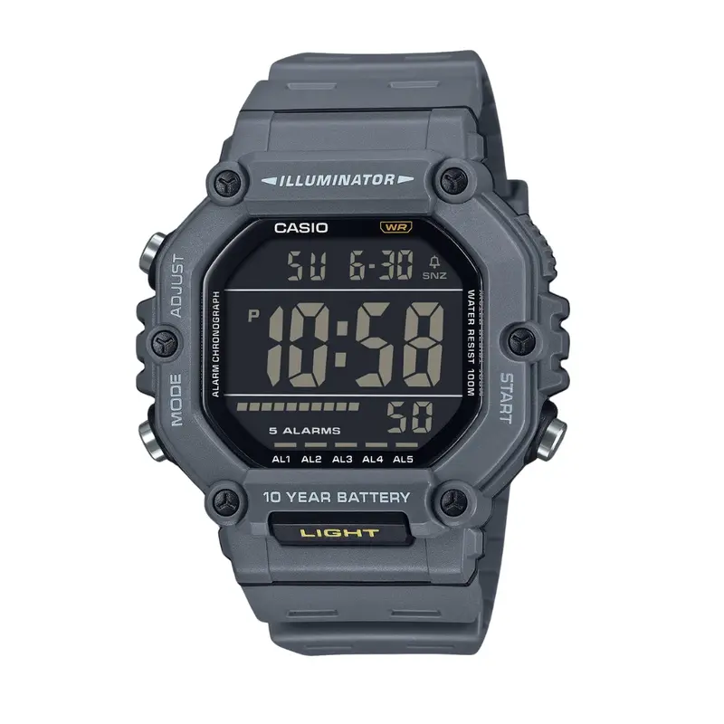 Casio Digital Ae-1600H Series Sporty Resin Band Watch 3