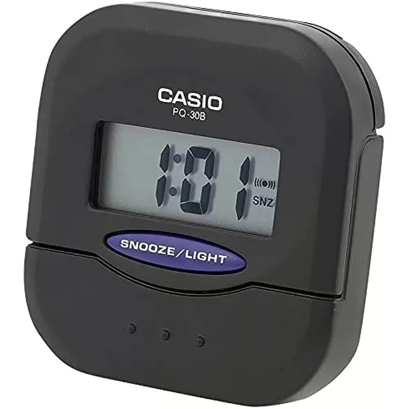 Casio Digital Black Alarm Clock Pq-30B-1D-P 1