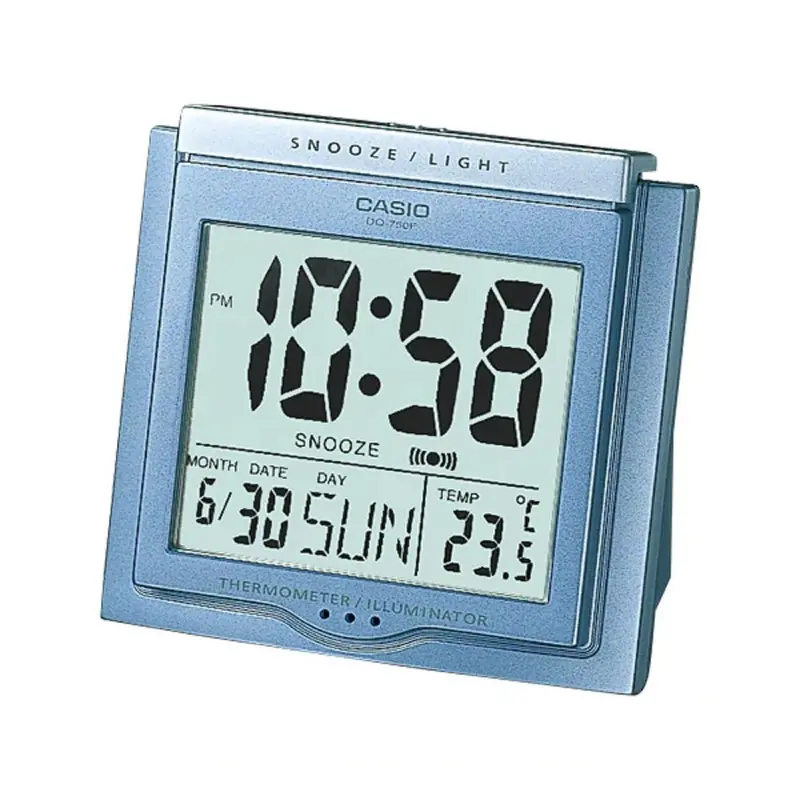 Casio Digital Illuminator Table Clock Dq-750F-2D-P 1