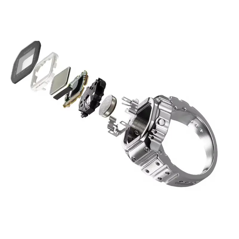 Casio Digital Ring Watch Crw-001-1Dr-P 2