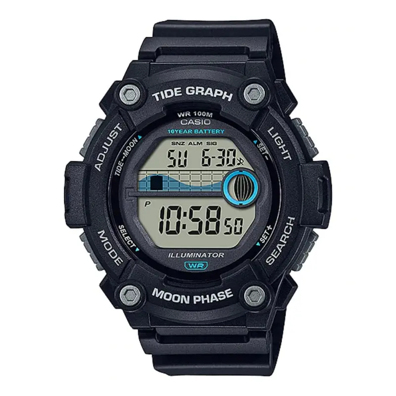 Casio Digital Ws-1300H-1Avdf-P Black Resin Men Watch 1