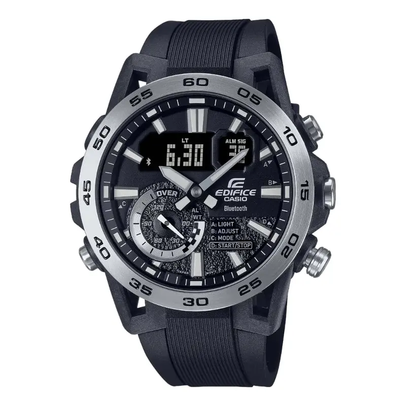 Casio Edifice Bluetooth Black Resin Strap Men Watch Ecb-40P-1Adf 1