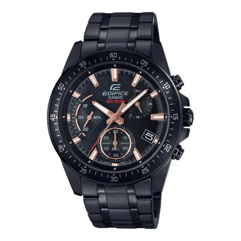 Casio Edifice Chronograph Black Dial And Stainless Steel Men Watch Efv-540Dc-1Bvudf-P 1