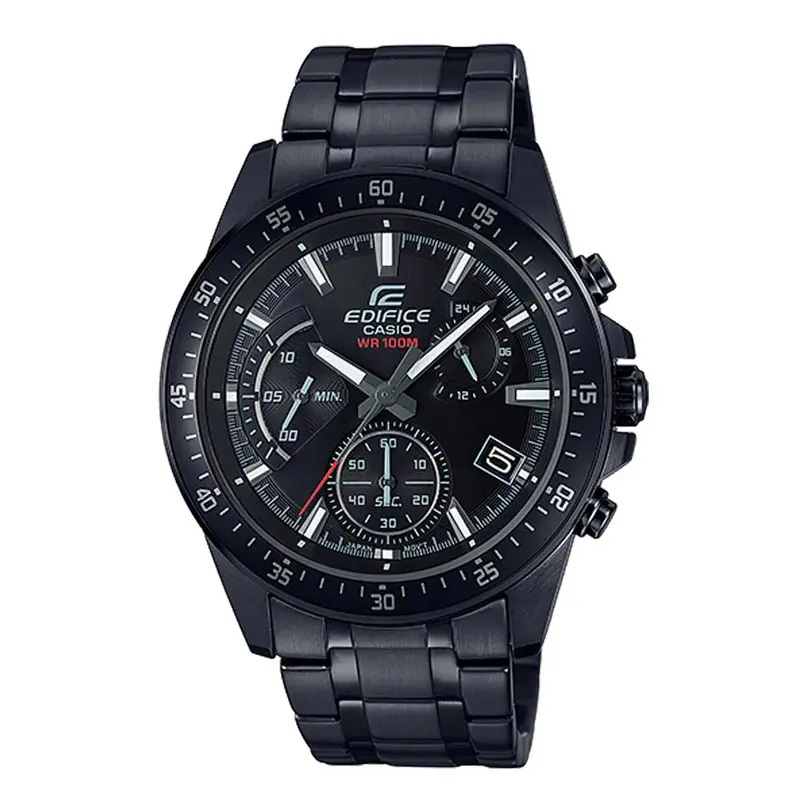 Casio Edifice Chronograph Black Stainless Steel Men Watch Efv-540Dc-1Avudf-P 1