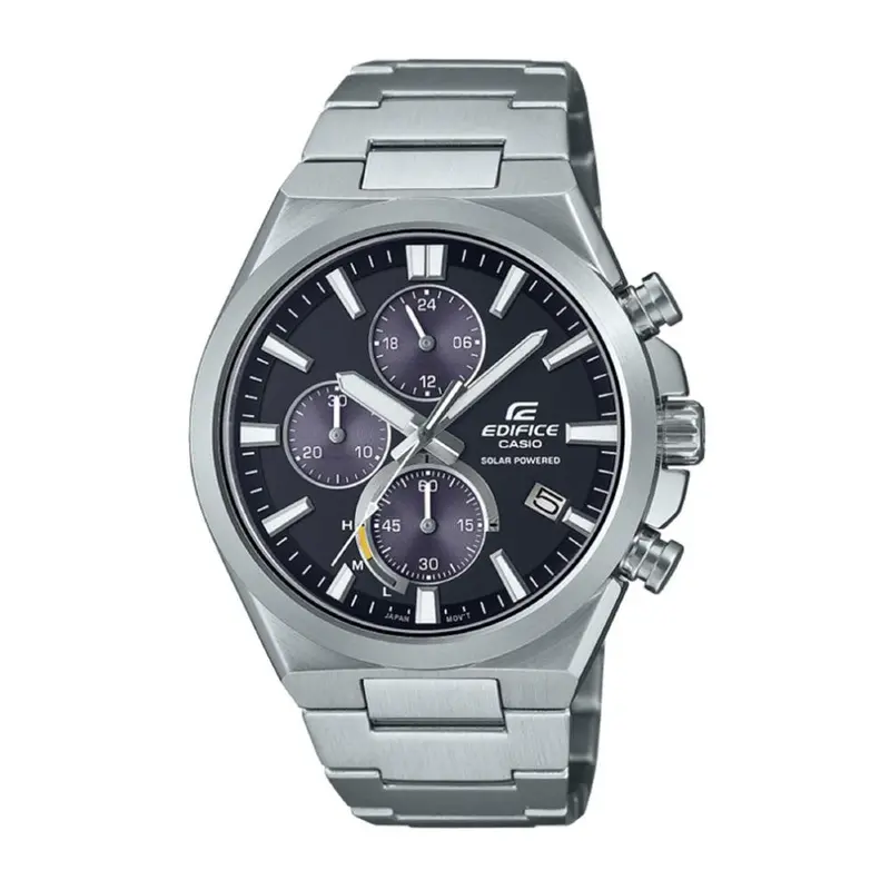 Casio Edifice Chronograph Silver Stainless Steel Band Men's Watch Eqs-950D-1Avdf-P 1