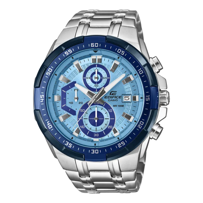 Casio Edifice Chronograph Stainless Steel Strap Men Watch Efr-539De Series 1