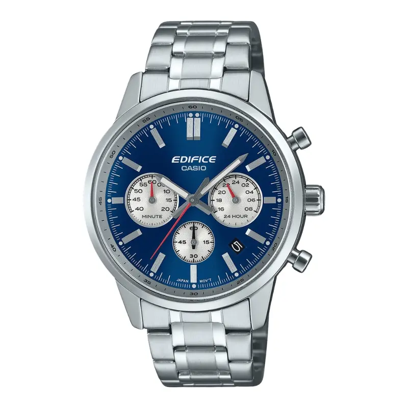 Casio Edifice Chronograph Stainless Steel Strap Men Watch Efr-575D-2Adf-P 1