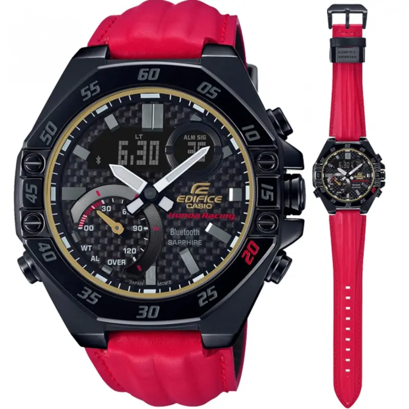 Casio Edifice Ecb-10Hr-1Adr Honda Racing 20Th Anniversary Limited Edition Men's Watch 1