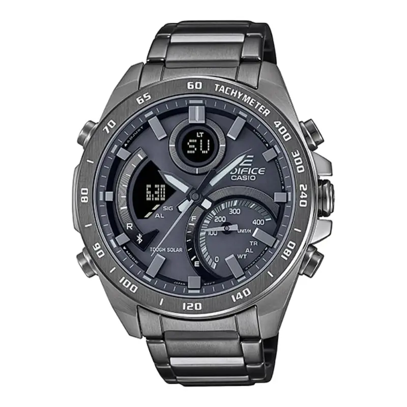 Casio Edifice Ecb-900Mdc-1Adr Gray Dial Stainless Steel Men's Watch 1