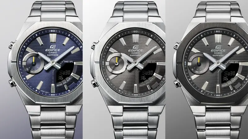Casio Edifice Ecb-S10d Series Smartphone Link Model Steel Watch 1