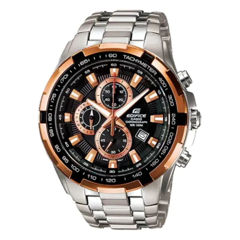 Casio Edifice Ef-539D-1A5vudf-P Chronograph Stainless Steel Men Watch 1