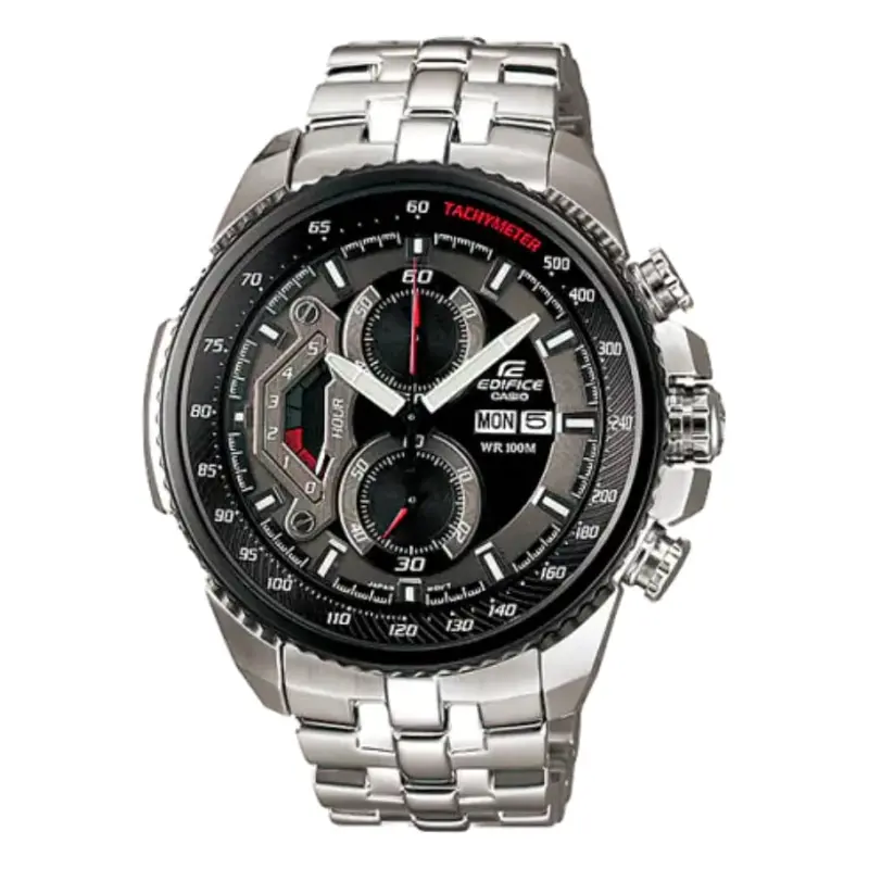 Casio Edifice Ef-558D-1Avudf-P Chronograph Stainless Steel Men Watch 1
