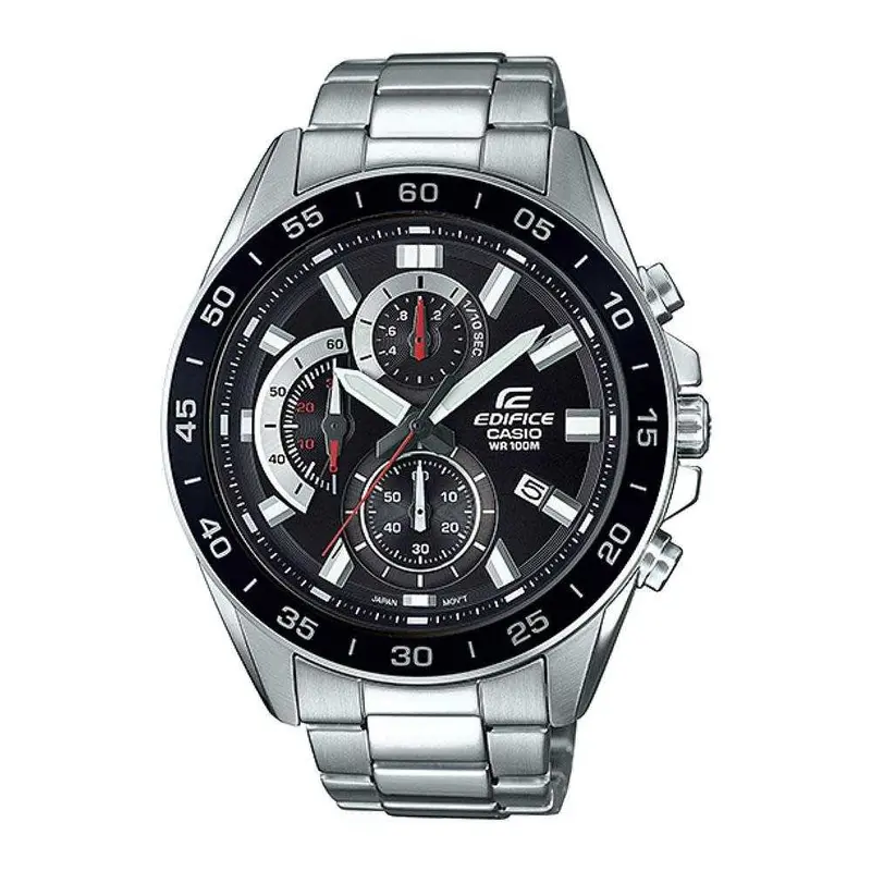 Casio Edifice Efv-550D-1Avudf Chronograph Silver Stainless Steel Men's Watch 1