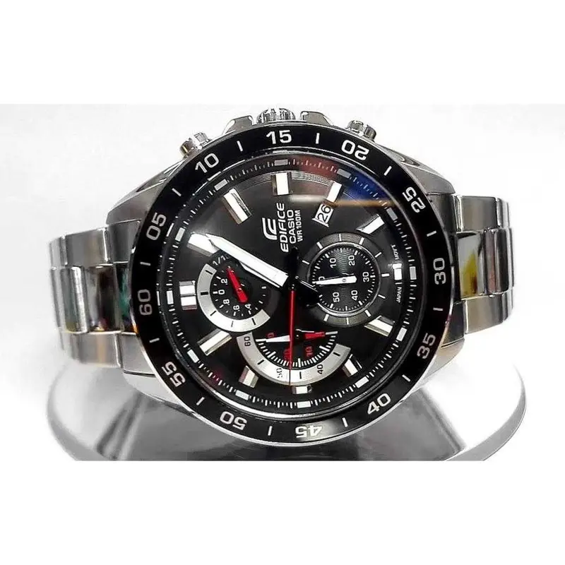 Casio Edifice Efv-550D-1Avudf Chronograph Silver Stainless Steel Men's Watch 2
