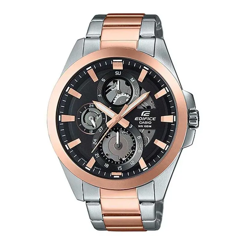 Casio Edifice Esk-300Sg-1Avudf Chronograph Two Tone Stainless Steel Men's Watch 1