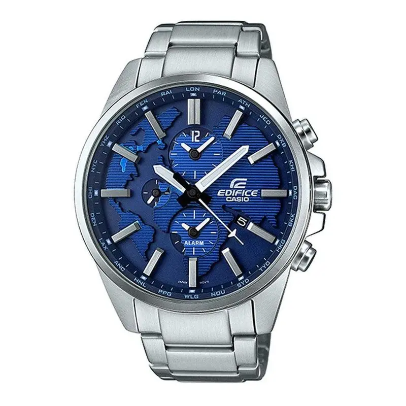 Casio Edifice Etd-310D-2Avudf Chronograph Silver Stainless Steel Men's Watch 1