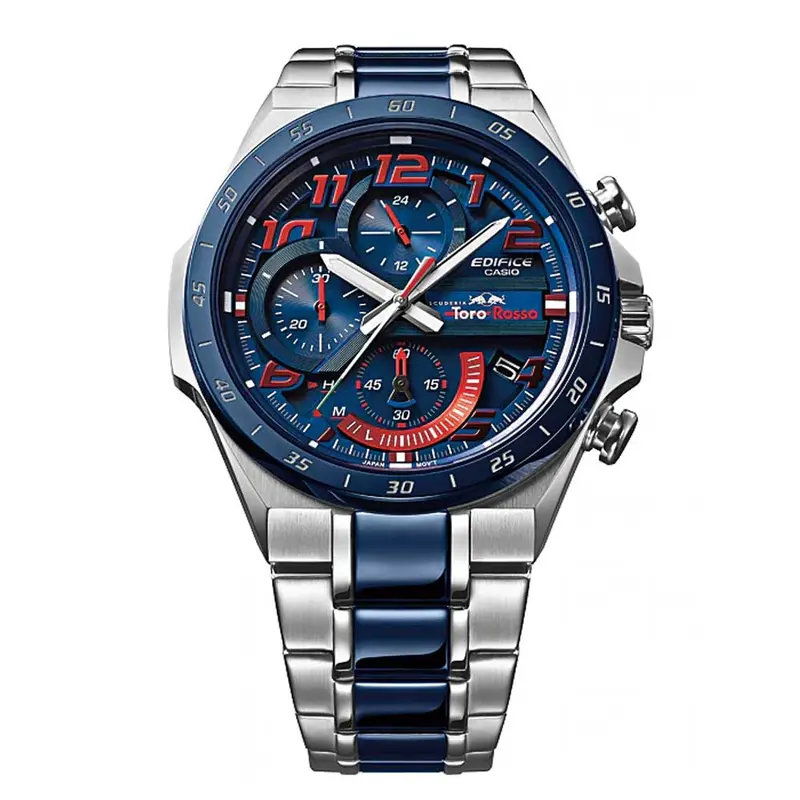 Casio Edifice Scuderia Eqs-920Tr-2Adr Toro Rosso Limited Edition Men's Watch 2