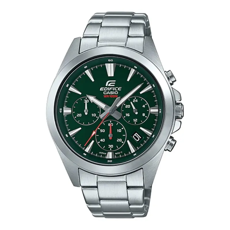Casio Edifice Silver Stainless Steel Men Watch Efv-630D-3Avudf-P 1