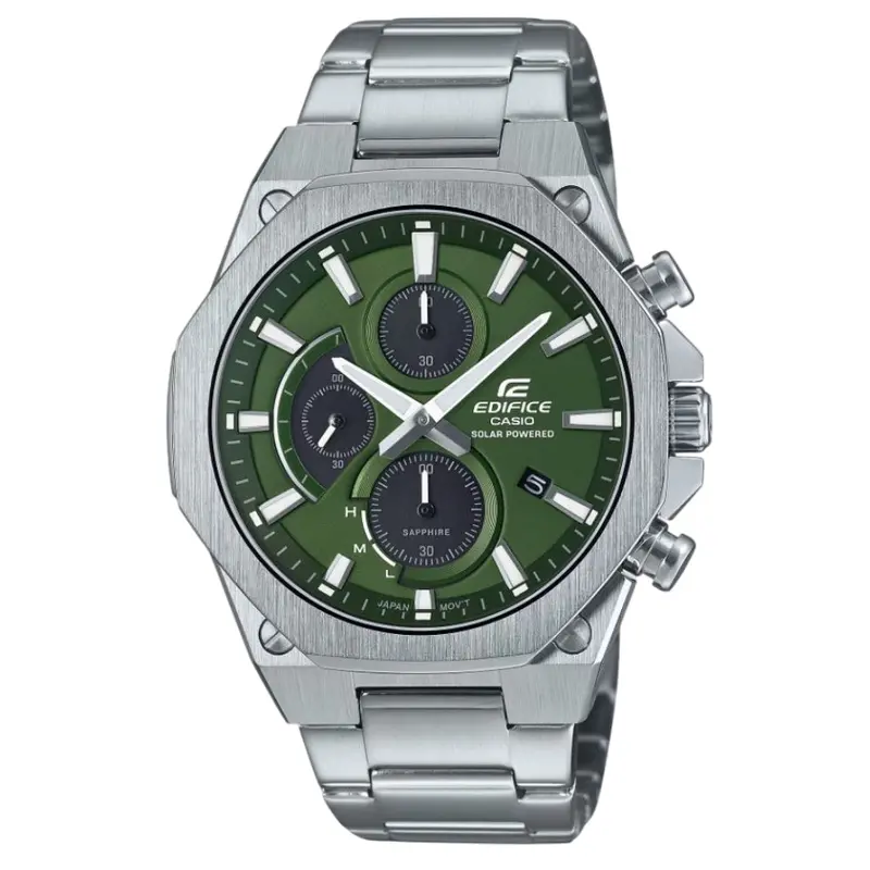 Casio Edifice Silver Stainless Steel Strap Men Watch Efs-S570d-3Audf 1
