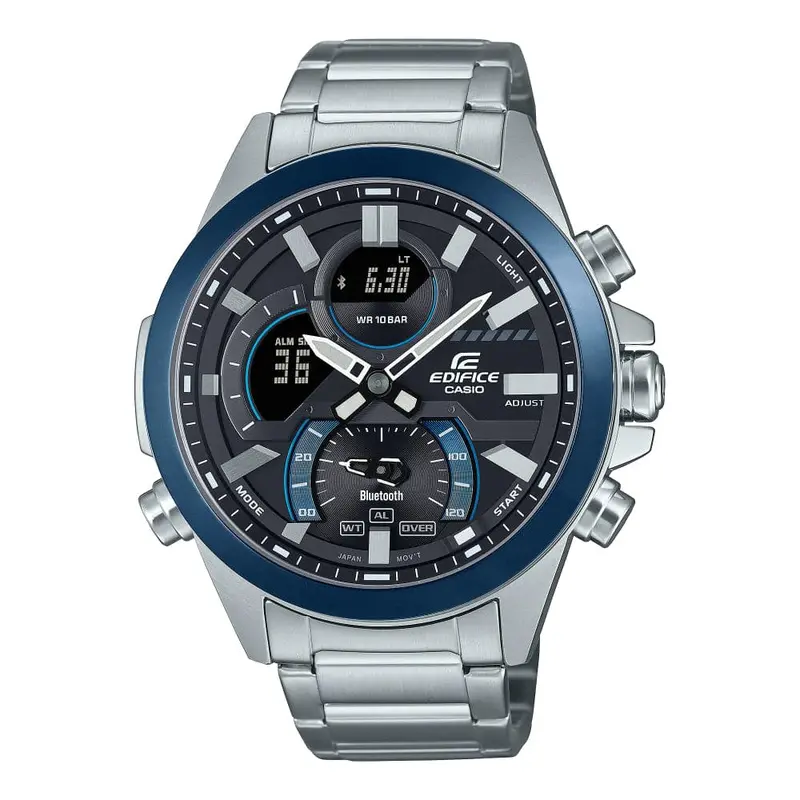 Casio Edifice Smartphone Link Model Stainless Steel Strap Men Watch Ecb-30Db-1Adf-P 1