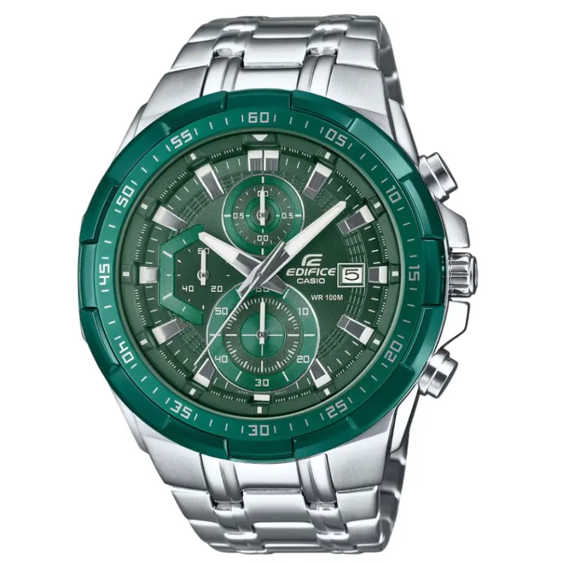 Casio Edifice Stainless Steel Strap Men Watch Efr-539De With P Series 3