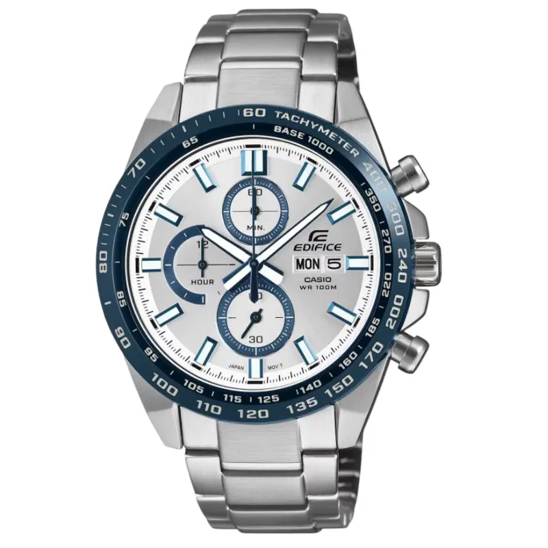 Casio Edifice Stainless Steel Strap Men's Watch - Chronograph | Efr-574De-7Avudf 1