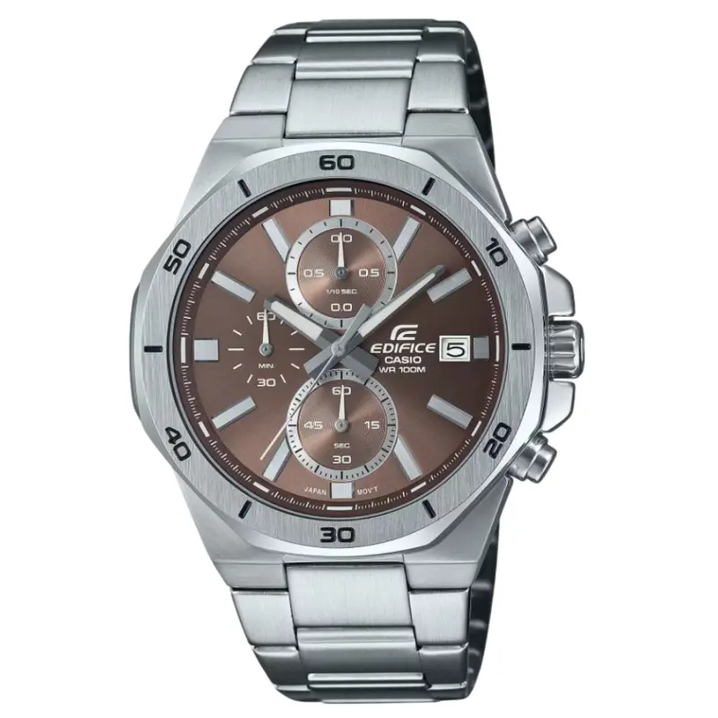 Casio Edifice Standard Chronograph Stainless Steel Band Men Watch Efv-640D-5Avudf 1