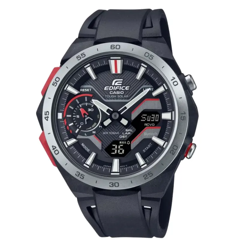 Casio Edifice Windflow Black Dial & Resin Strap Men Watch Ecb-2200P-1Adf-P 1