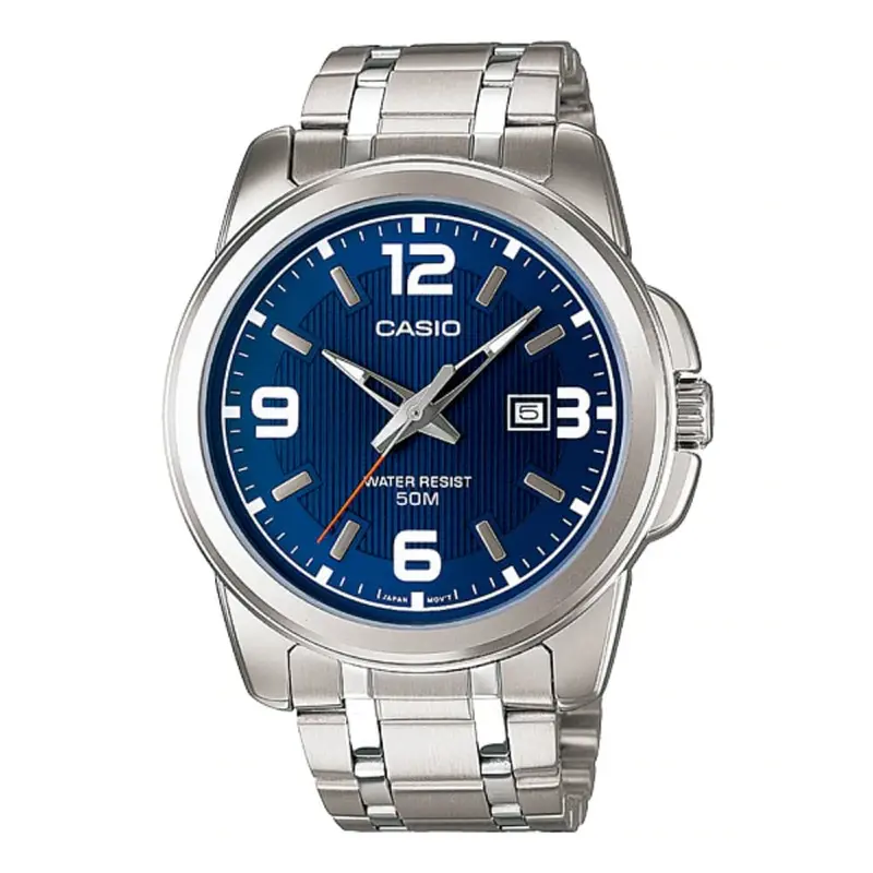 Casio Enticer Mtp-1314D-2Avdf-P Stainless Steel Men Watch 1