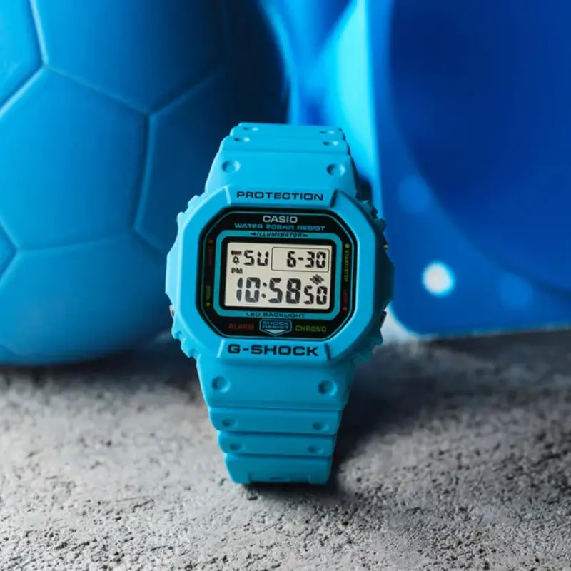 Casio G-Shock 5600 Series Digital Blue Resin Strap Men's Watch Dw-5600Ep-2Dr-P 2