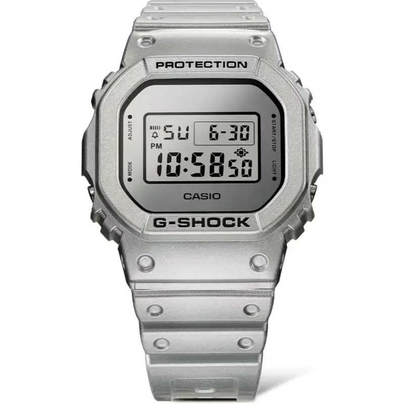 Casio G-Shock 5600 Series Silver Resin Strap Men Watch Dw-5600Ff-8Dr-P 1