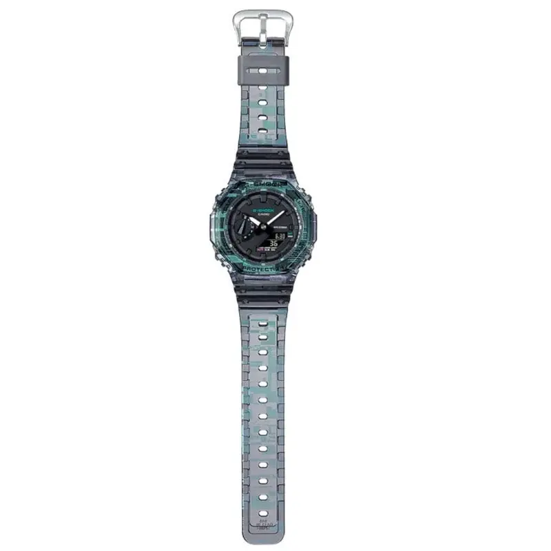 Casio G-Shock Analog-Digital Black Resin Strap Men Watch Ga-2100Nn-1Adr 2