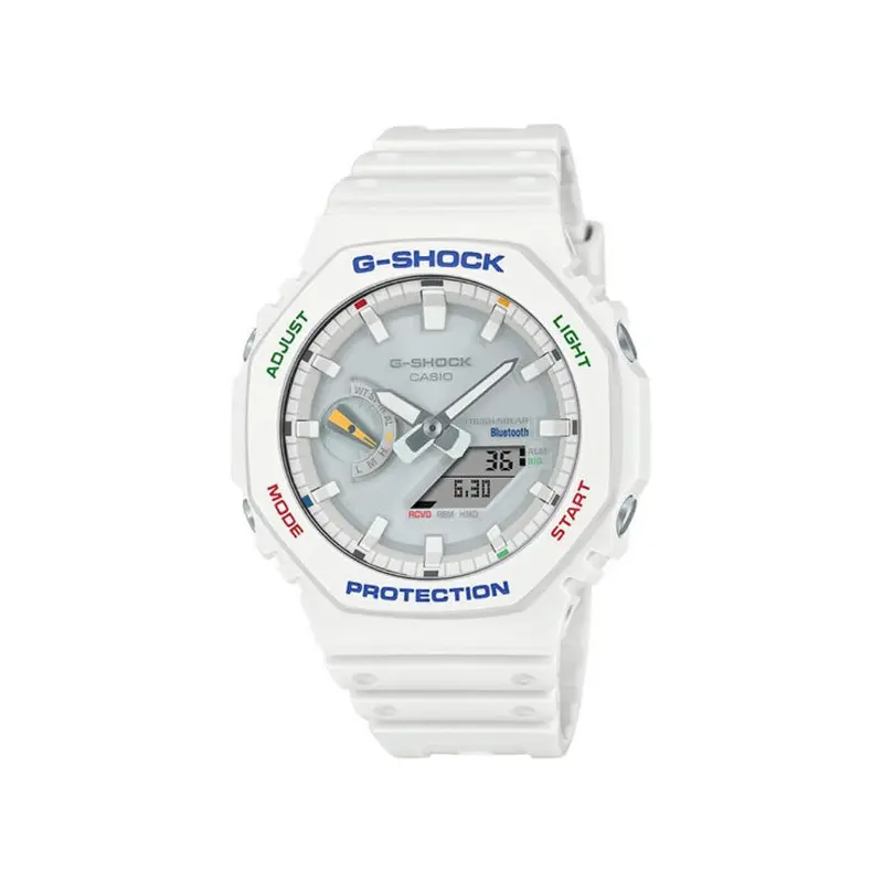 Casio G-Shock Analog-Digital White Resin Strap Men's Watch Ga-B2100fc-7Adr 1